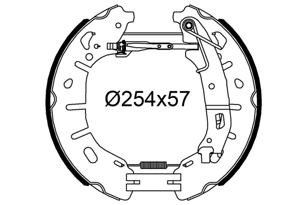 Brake Shoe Set (554960)