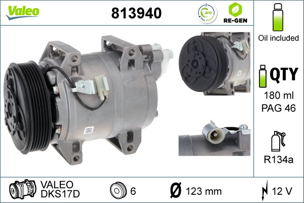 Compressor, air conditioning (813940)