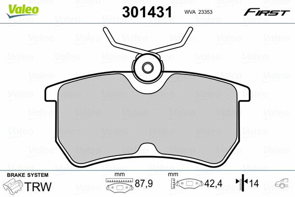 Brake Pad Set, disc brake