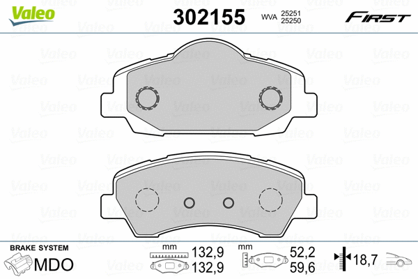 Brake Pad Set, disc brake