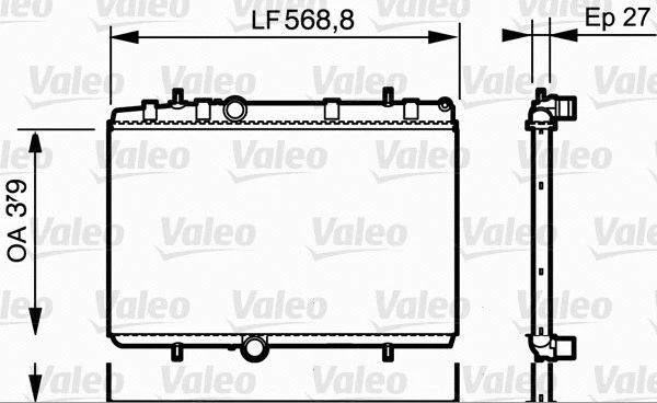 Radiator, engine cooling (734338)