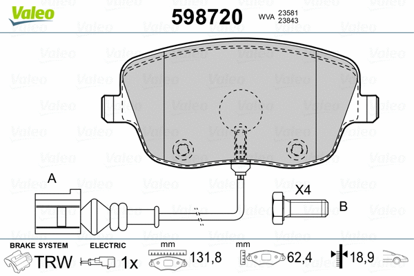 Brake Pad Set, disc brake