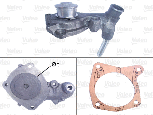 Water Pump, engine cooling (506287)