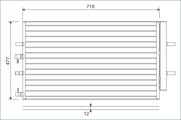 Condenser, air conditioning (822590)