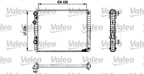Radiator, engine cooling (730956)