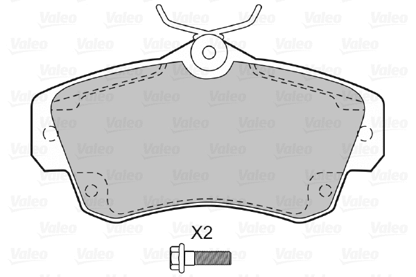 Brake Pad Set, disc brake (598543)