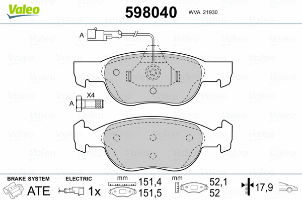 Brake Pad Set, disc brake