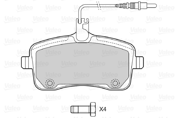 Brake Pad Set, disc brake (598662)