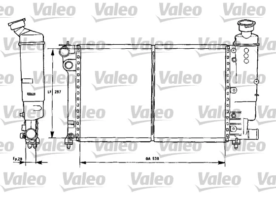 Radiator, engine cooling (731301)