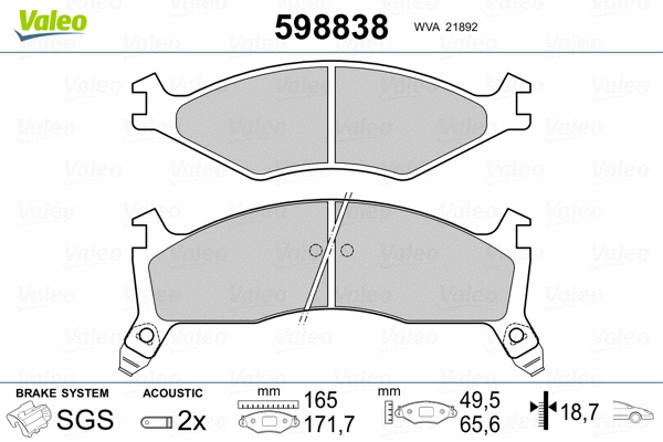 Brake Pad Set, disc brake
