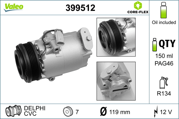 Compressor, air conditioning (399512)