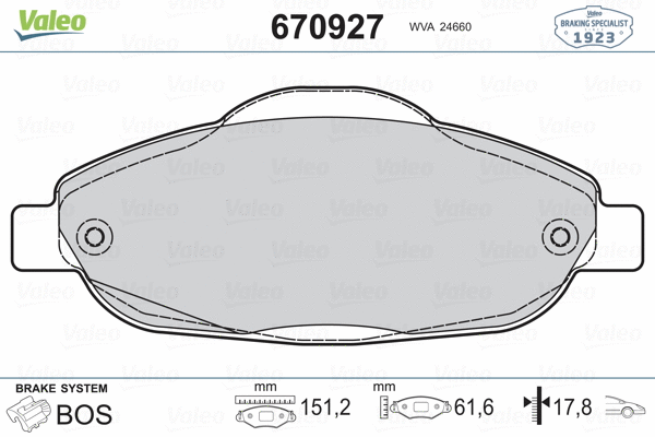 Brake Pad Set, disc brake