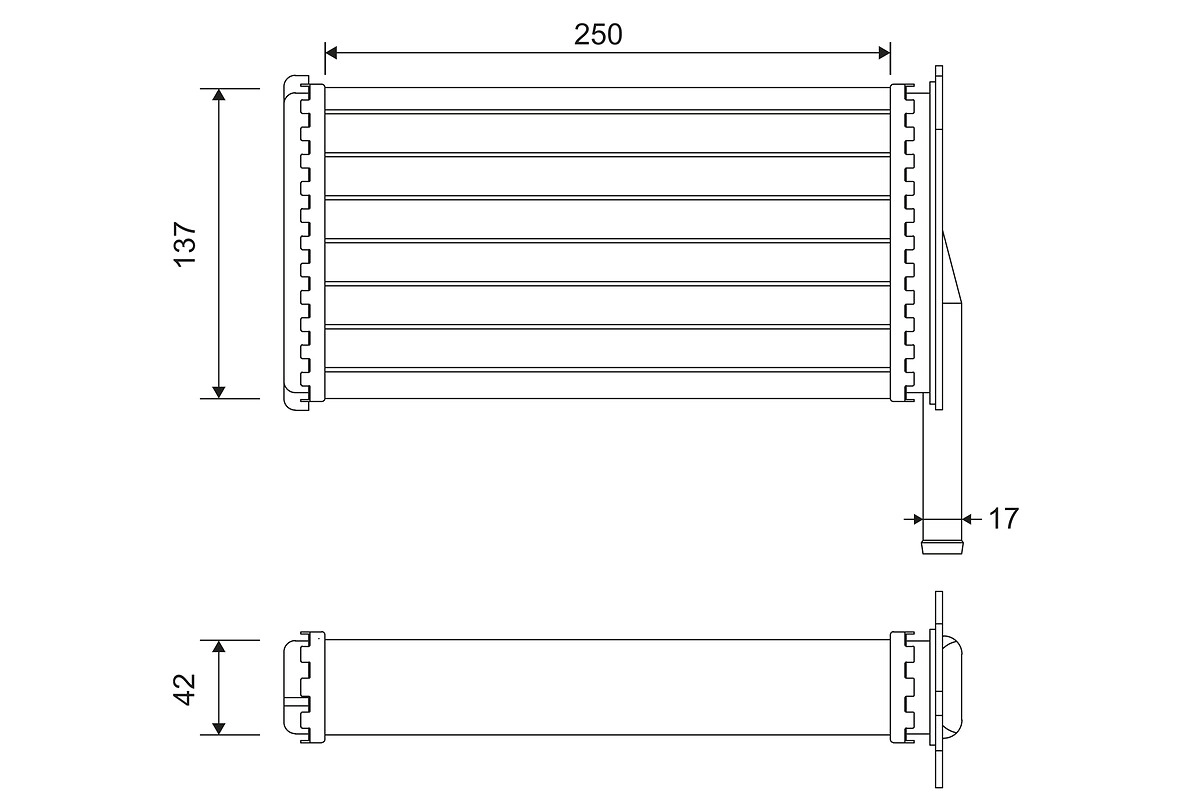 Heat Exchanger, interior heating (812129)