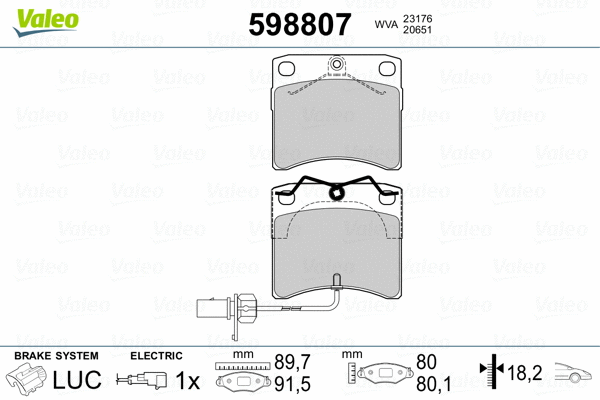 Brake Pad Set, disc brake
