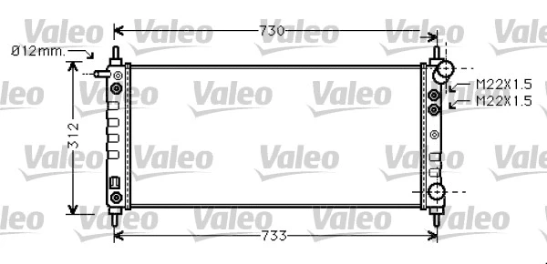 Radiator, engine cooling (734387)