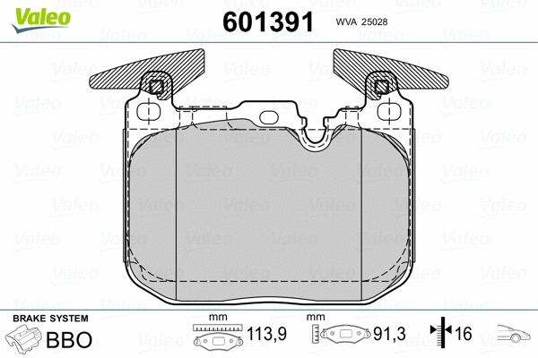 Brake Pad Set, disc brake