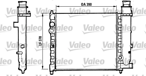 Radiator, engine cooling (816700)