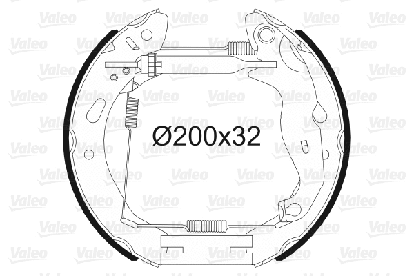 Brake Shoe Set (554903)