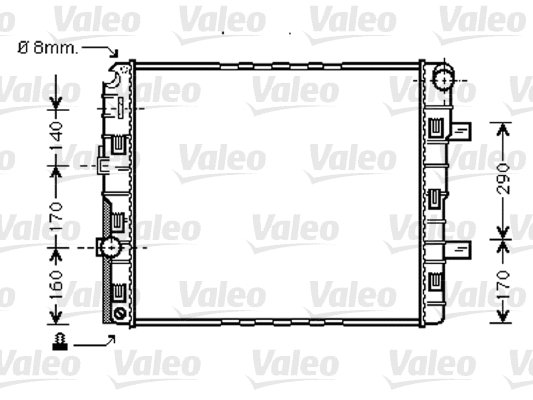 Radiator, engine cooling (733422)