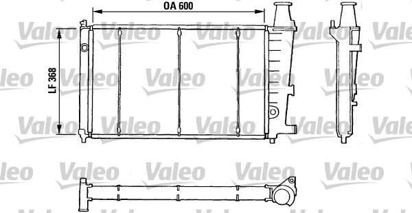 Radiator, engine cooling (810807)