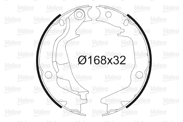 Brake Shoe Set, parking brake (564138)
