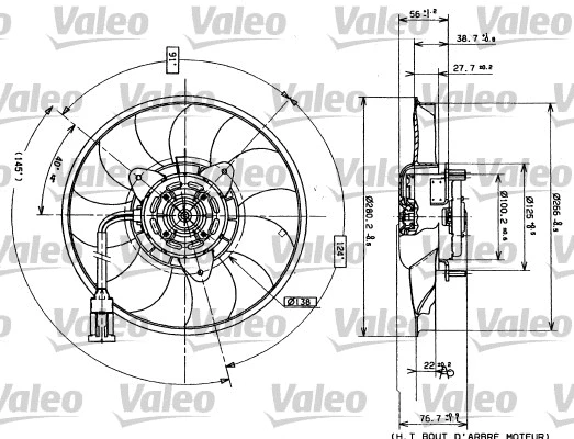 Fan, engine cooling (698423)