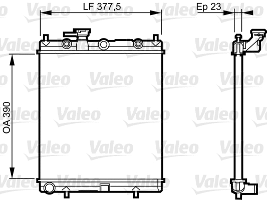 Radiator, engine cooling (732718)