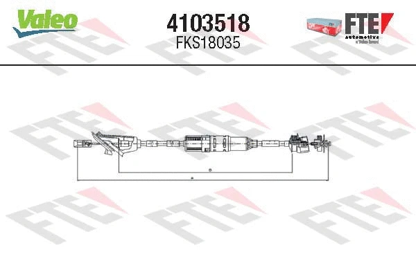 Cable Pull, clutch control (4103518)