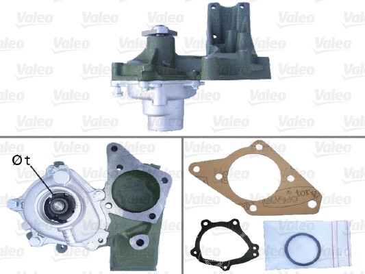 Water Pump, engine cooling (506293)