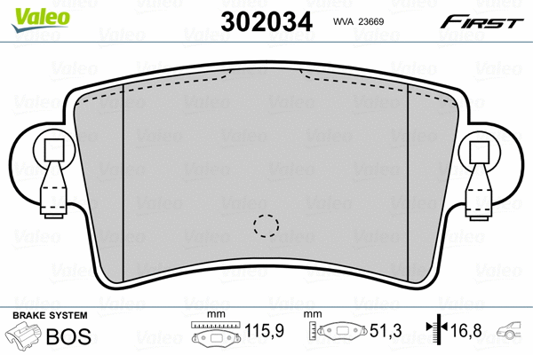 Brake Pad Set, disc brake