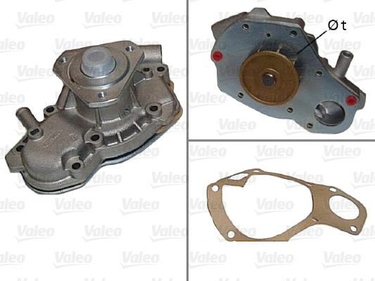 Water Pump, engine cooling (506330)