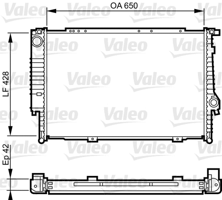 Radiator, engine cooling (732593)
