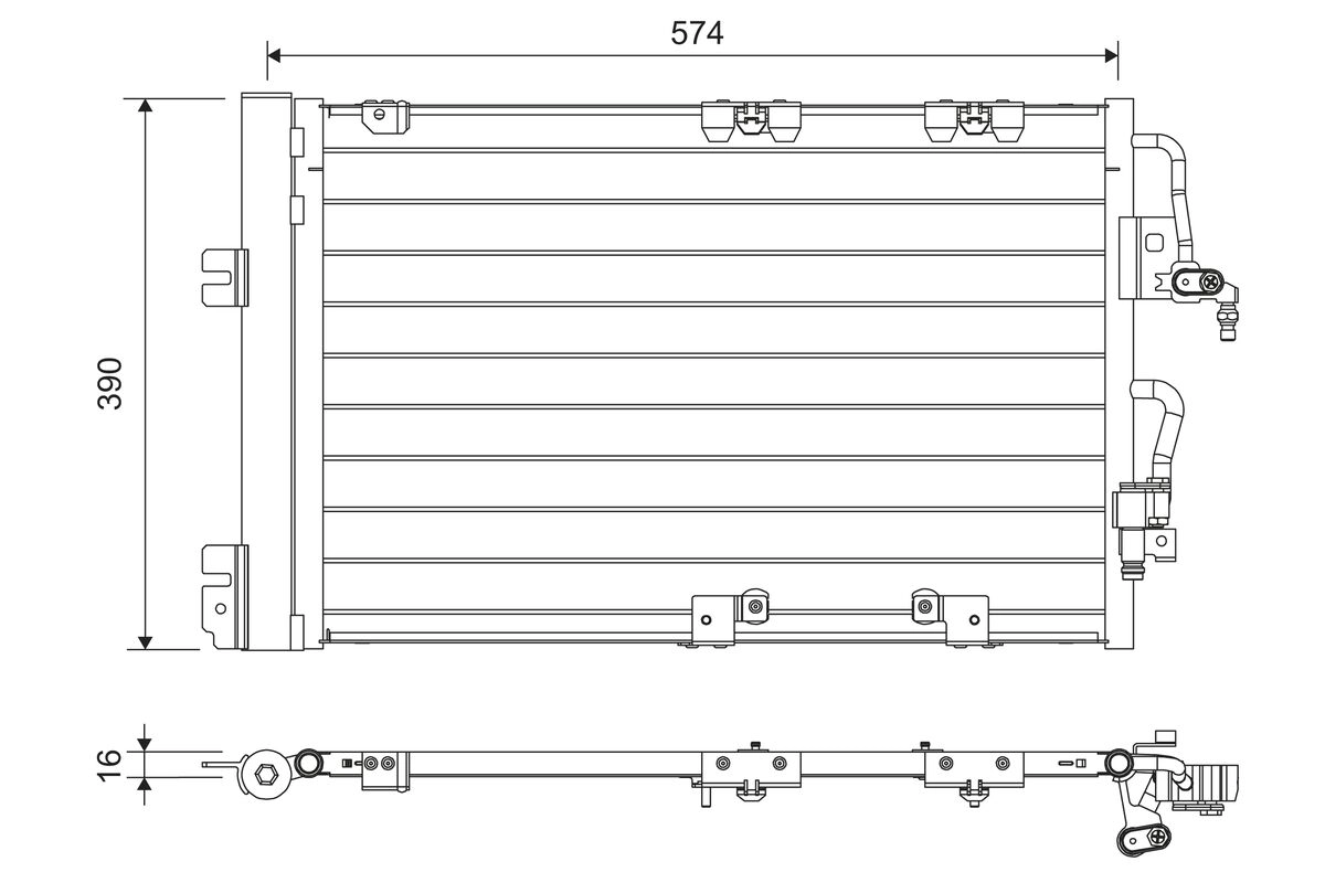 Condenser, air conditioning (817846)
