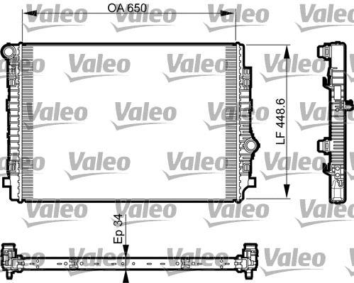 Radiator, engine cooling (735549)