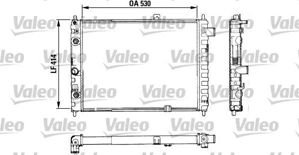 Radiator, engine cooling (883754)