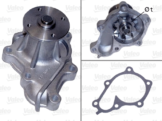 Water Pump, engine cooling (506487)