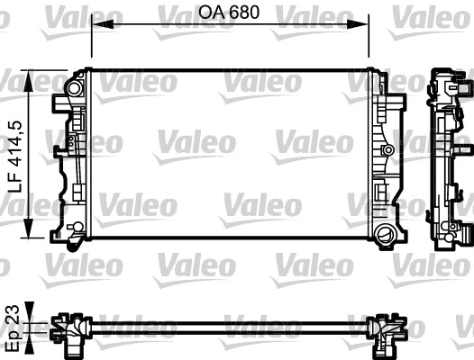 Radiator, engine cooling (734927)
