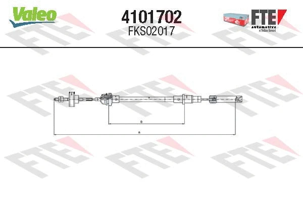 Cable Pull, clutch control (4101702)