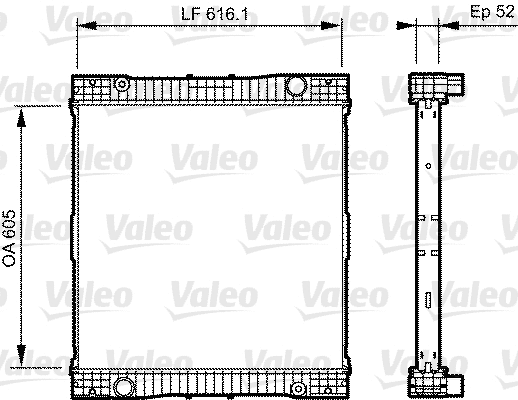 Radiator, engine cooling (735303)