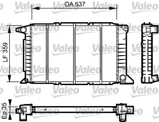 Radiator, engine cooling (732497)