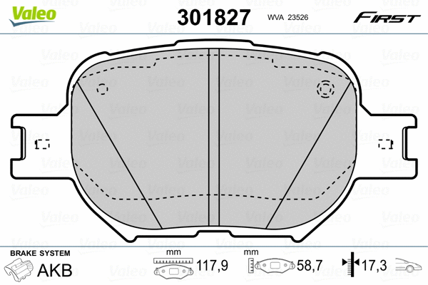 Brake Pad Set, disc brake