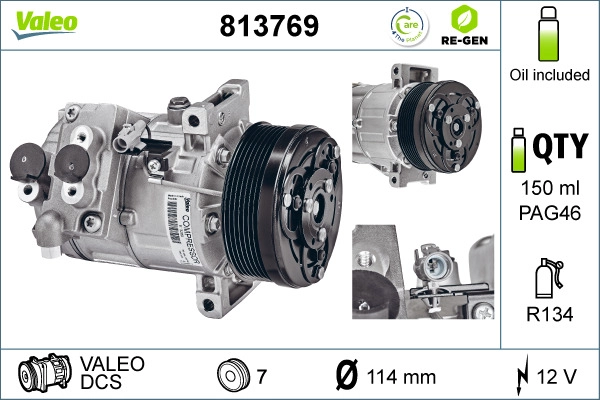 Compressor, air conditioning (813769)