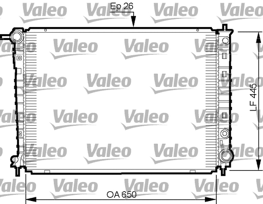 Radiator, engine cooling (735512)