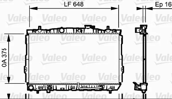 Radiator, engine cooling (734965)