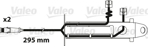 Warning Contact, brake pad wear (882338)