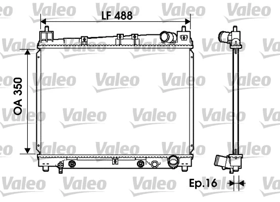 Radiator, engine cooling (734841)