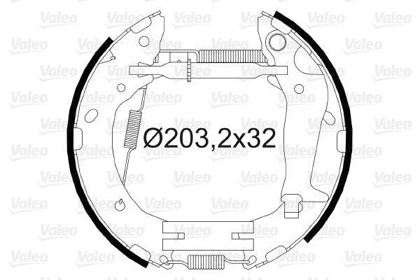 Brake Shoe Set (554886)