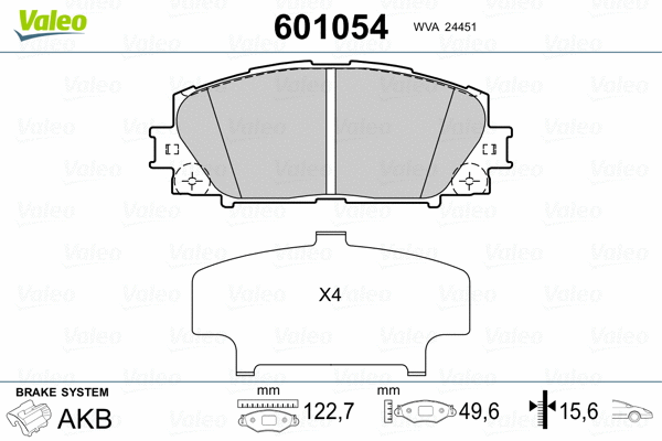 Brake Pad Set, disc brake