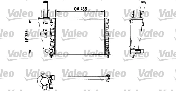 Radiator, engine cooling (730976)
