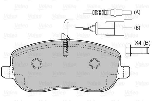 Brake Pad Set, disc brake (598793)